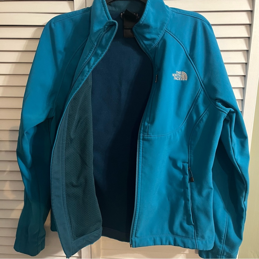 The North Face Soft Shell Jacket Blue - Picture 3 of 7
